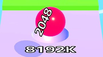 Ball Run Infinity Number Up To (128M, 256M, 512M, 1024M) ! All Levels Gameplay Part 494 android, ios