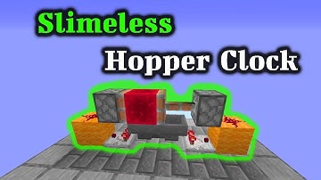 𝐒𝐋𝐈𝐌𝐄𝐋𝐄𝐒𝐒 Hopper Clock Tutorial | Minecraft 1.16+