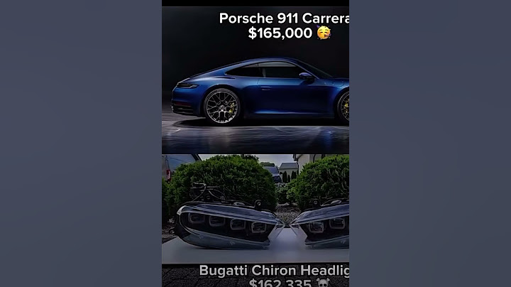 The Bugatti Chiron headlights are more expensive than a Porsche #car #automobile #cars #trending