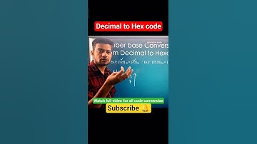 Converting Decimal to Hex: A Step-by-Step Guide #Coding