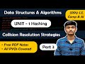 DSA | Unit 1 | Part 3 | Collision Resolution Strategies | SPPU S.E. Comp & A.I.