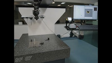 WENZEL Shop Floor CMM: SF87 with Renishaw measuring a blade.