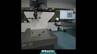 WENZEL Shop Floor CMM: SF87 with Renishaw measuring a blade.