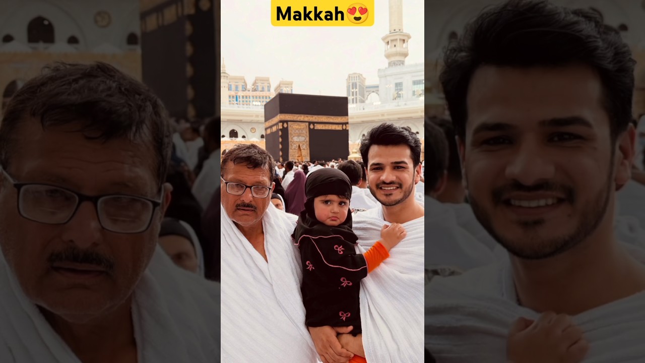 Kanwal aftab & Zulqernain sikander in Makkah