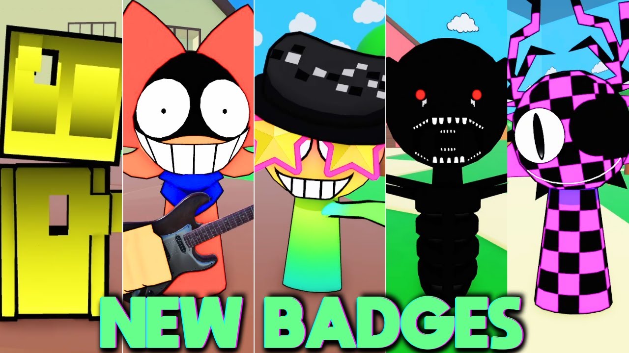 How to Get NEW Badge Morphs in 3D Sprunki RP - ROBLOX - YouTube