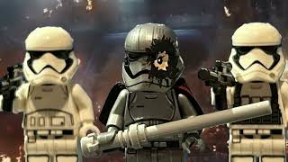 Lego Star Wars the Last Jedi Captain Phasmas Death Deleted Scene. Stop motion animation.