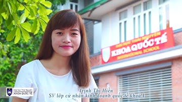 [Khoa Quốc tế - ĐHTN] Giới thiệu Khoa Quốc tế - Đại học Thái Nguyên