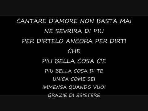 Eros Ramazzotti - Piu Bella Cosa + LYRICS