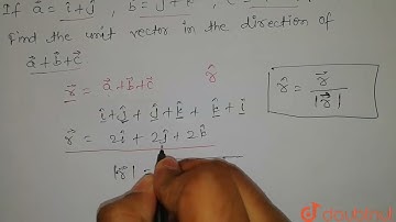 If  vec a= hat i+ hat j , vec b= hat j+ hat k , vec c= hat k+ hat i\nfind the unit vector in the...