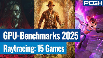 Raytracing Benchmarks 2025 | GPU Performance Chart | 15 Games | RT-Leistungsindex | RTX 4090 @ 3 GHz