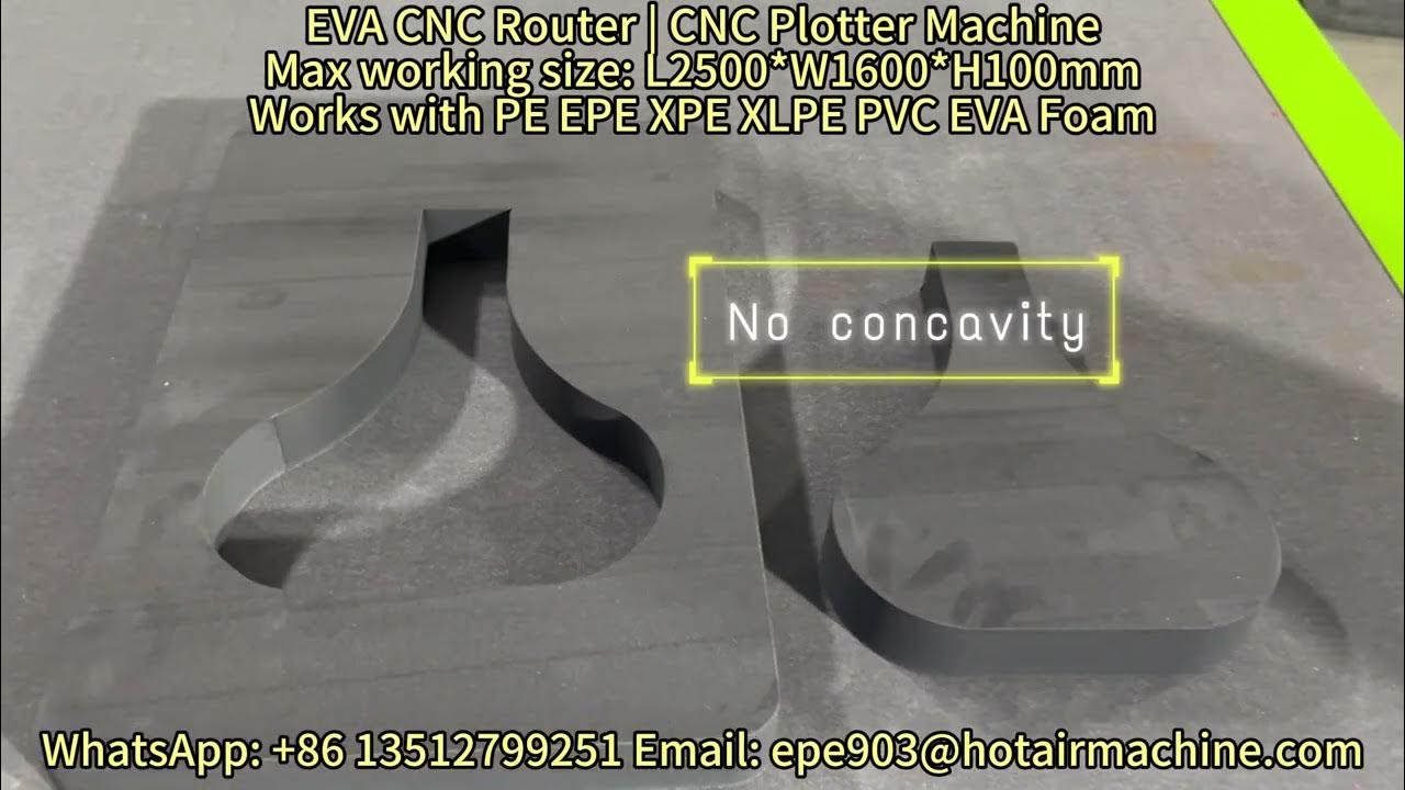 EVA CNC Router CNC Plotter Machine Routing Shapes on EVA Foam YouTube