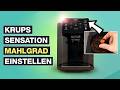 Krups Sensation Mahlgrad einstellen – Ändere über das Mahlwerk die Kaffeestärke - Testventure