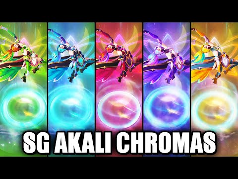 All Star Guardian Akali Chromas | League of Legends