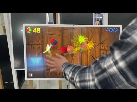 How do we test the ultra-responsive touchscreen of our Smart Portable Display?