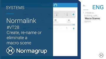 #VT28 Normalink (ENG): Create, re name or eliminate a macro-scene
