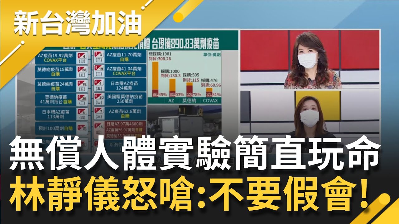 拿生命開玩笑 各地爆闖關混打疫苗遭批根本是 無償 人體實驗林靜儀 不要造成醫療人員困擾 廖筱君主持 新台灣加油精彩 三立新聞台 有夠讚電視 拿生命開玩笑 各地爆闖關混打疫苗遭批根本是 無償 人體實驗林靜儀 不要造成醫療人員困擾 廖筱君主持 新台灣加油精彩 三立新聞台 有夠讚電視
