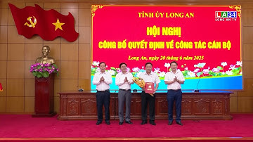 Trao quyết định nghỉ hưu trước tuổi cho 9 cán bộ chủ chốt | LONG AN TV