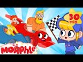 Daddy Vs Mortimer THE RACE! My Magic Pet Morphle | Cartoons For Kids | Morphle TV | BRAND NEW