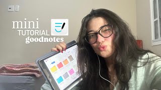 mini tutorial do goodnotes para iniciantes