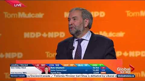 Federal Election 2015: Canadians rejected the politics of fear and division: Mulcair