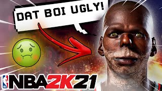 BEST UGLY Next Gen FACE SCAN in NBA 2K21! | How to MAKE an UGLY FACE CREATION 2K21!