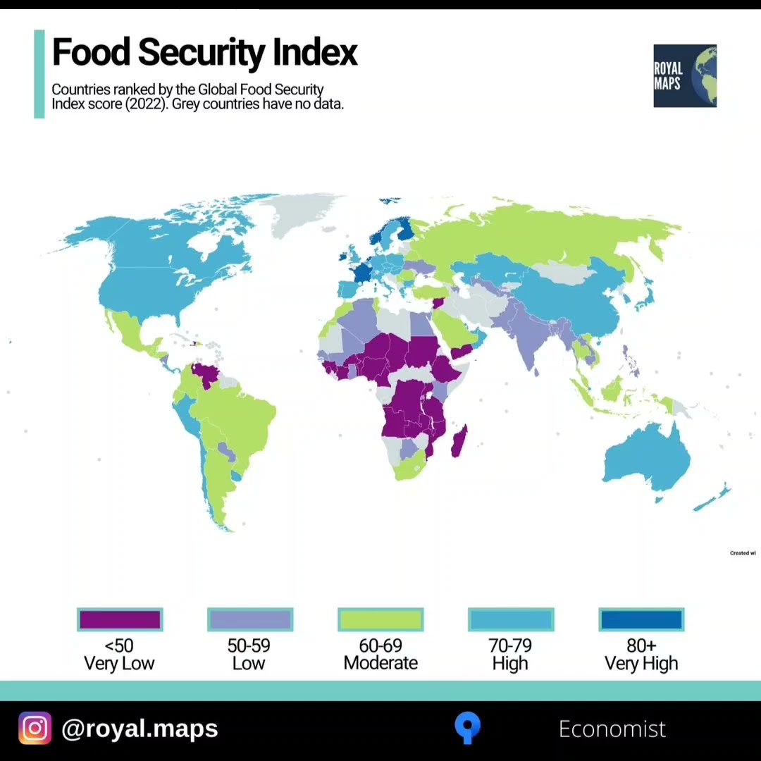 Global Food Security Index map food security youtubeshorts YouTube Global Food Security Index map food security youtubeshorts YouTube