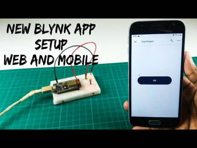 How to set up the new Blynk app step by step | Nodemcu ESP8266 with Blynk app class=