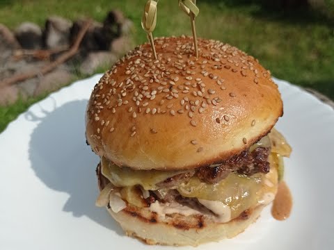 Potrawy z grilla - burger (FOOD RECEPIES)