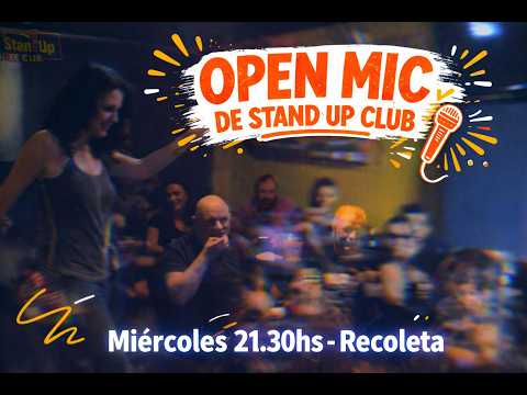 Stand Up en Buenos Aires los miércoles : Open Mic imperdible en Stand Up Club