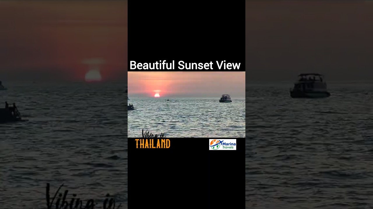 Beautiful Sunset View from Big Daddy Yatch  