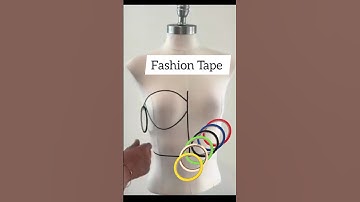 Draping  Tape  For Design #skills #design #fashiondesign #success
