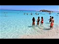 Ayia Napa, Cyprus. Beach Walk Tour of Nissi Beach to Latchi Beach and Adams Beach 5stars Hotel