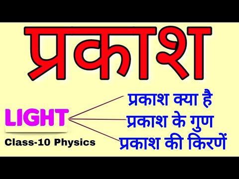 वीडियो: प्रकाश के 3 प्रकार कौन से हैं ?