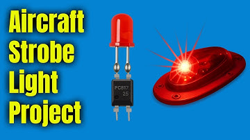 DIY LED Aircraft Strobe Light Circuit using a PC817 Optocoupler