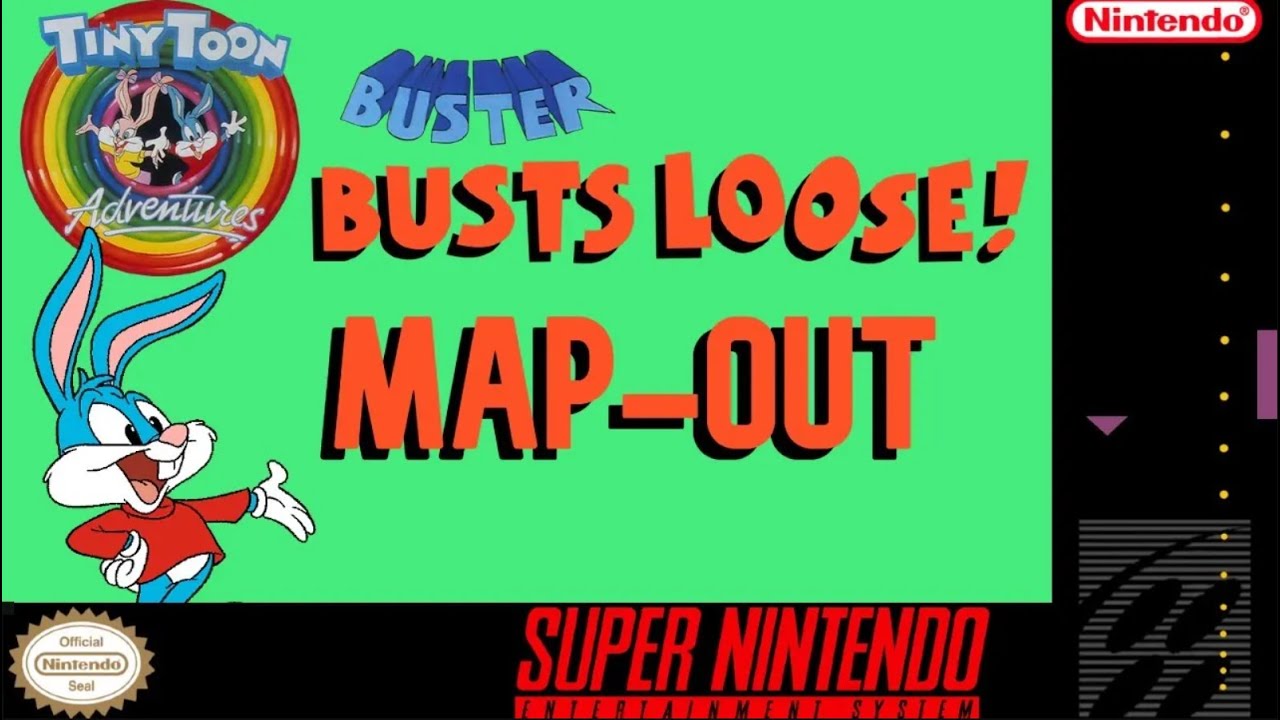 Tiny Toon Adventures: Buster Busts Loose [ Map-Out ] | Gaming Podcast ...