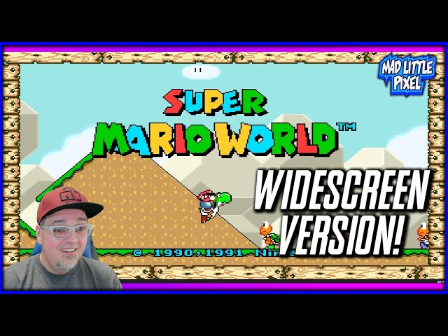 Super Nintendo para sempre!: Super Mario World Widescreen