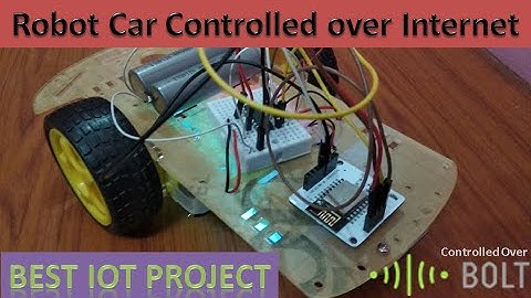 RC Car Controlled Over Internet || Best IOT Project