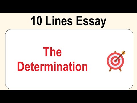 determination essay