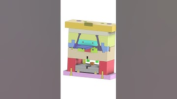 Injection mold design animation-013