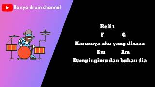 ARMADA - HARUSNYA AKU || HANYA DRUM ( DRUM ONLY + LIRIK& CHORD)