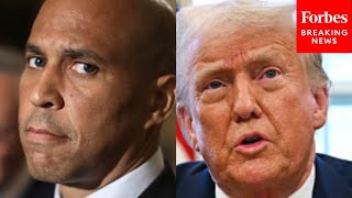 FULL EVENT: Cory Booker Blasts Trump Tariffs, DOGE Cuts During Post-Filibuster Town Hall In NJ