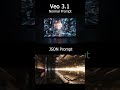 JSON VEO 3.1 - Normal VS JSON #json #prompt #aiart #aidesign #veo3