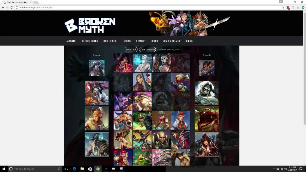 Vainglory: in depth drafting | B side vs Ardan