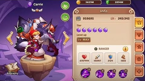Idle Heroes Official - Carrie E5 | Kim Cuong