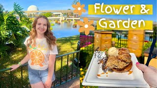 Flower & Garden Festival Opening Day 2024 at Epcot | Shopping for Disney Merchandise & Trying Food