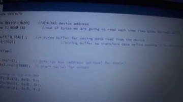 Connecting ADXL345 to Arduino board via I2C