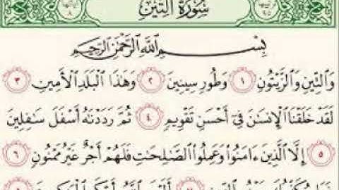 الشيخ مصطفي الاهواني سورة التين