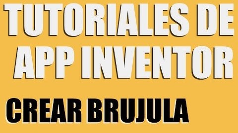 Como hacer una brujula con app inventor