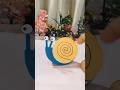 How to make a simple &amp; cute snail #short #craft easy paper craft for kids