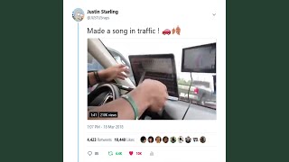 Video thumbnail of "Justin Starling - Made a Song in Traffic"